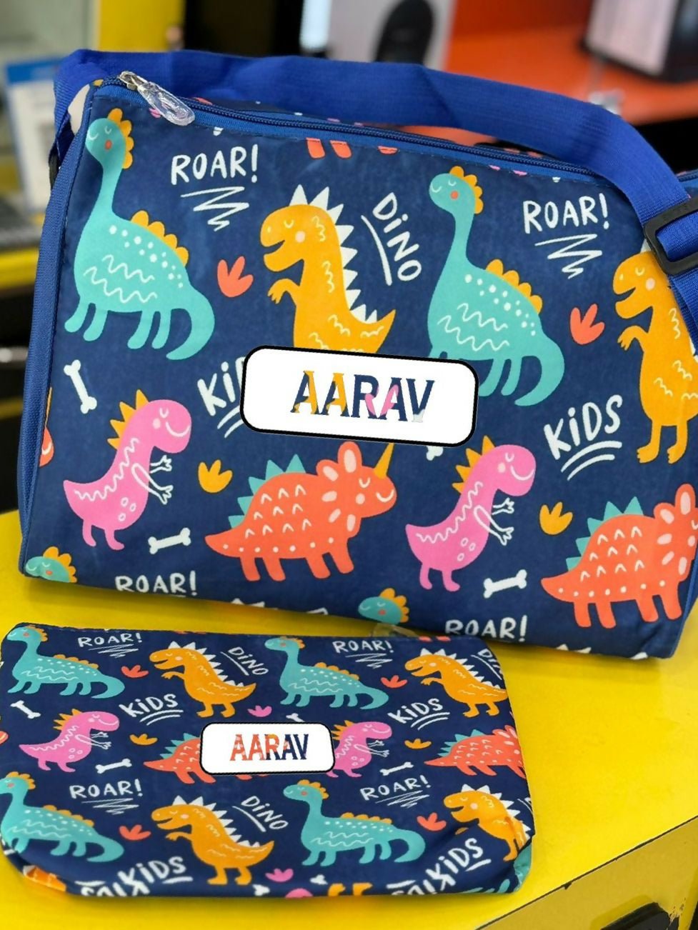 PERSONALIZED Duffle Bag with Matching Pouch