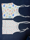 BELITTLE Deep Blue Sea Organic Cotton Knot Jabla (Pack of 2) for NewBorn