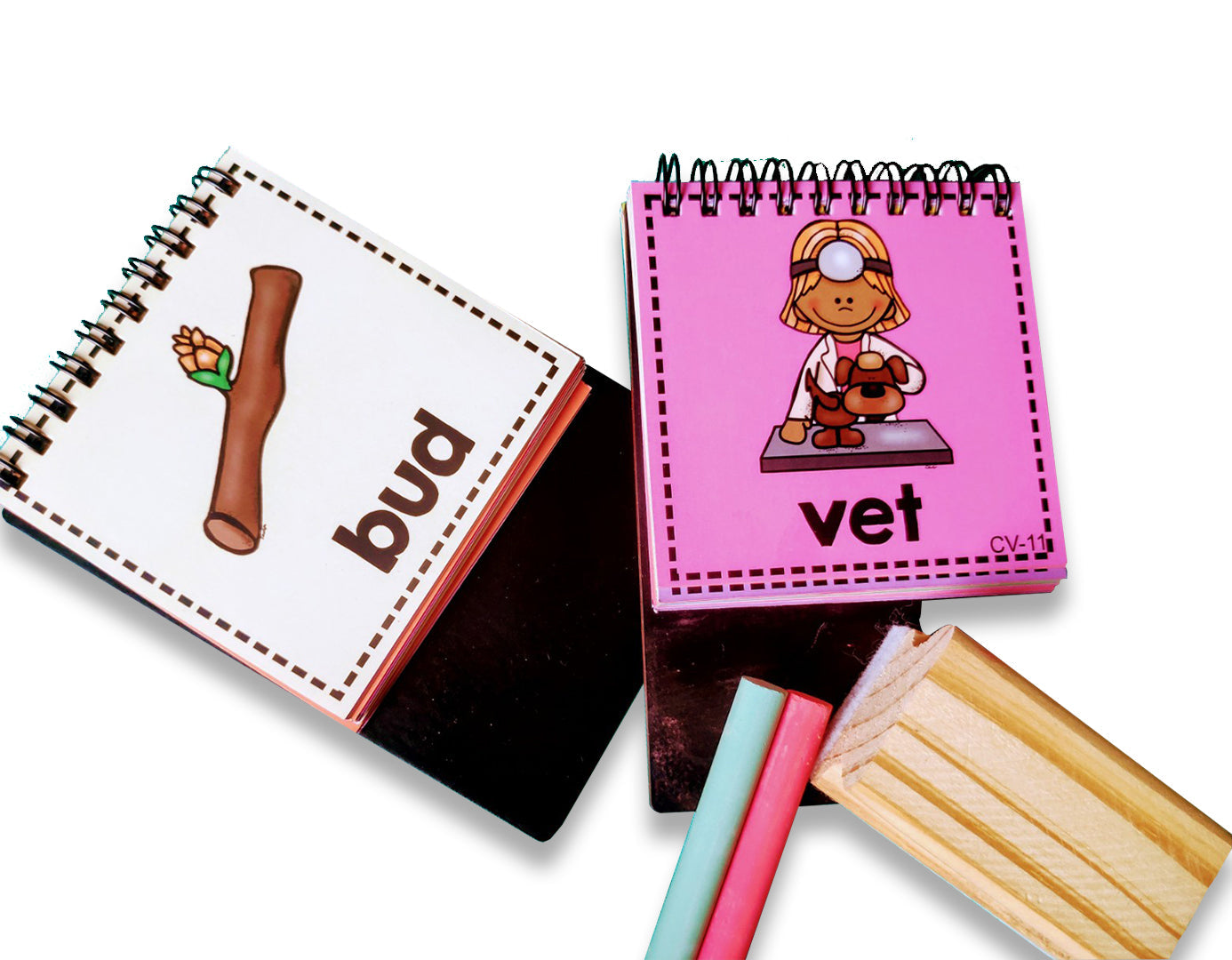 ZOOPLAY CVC Words Read and Write Flashcards