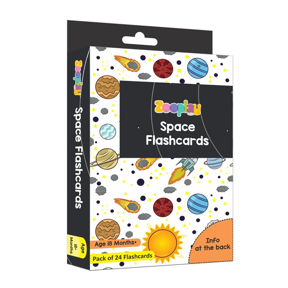 ZOOPLAY Space Flashcards - Pack of 24