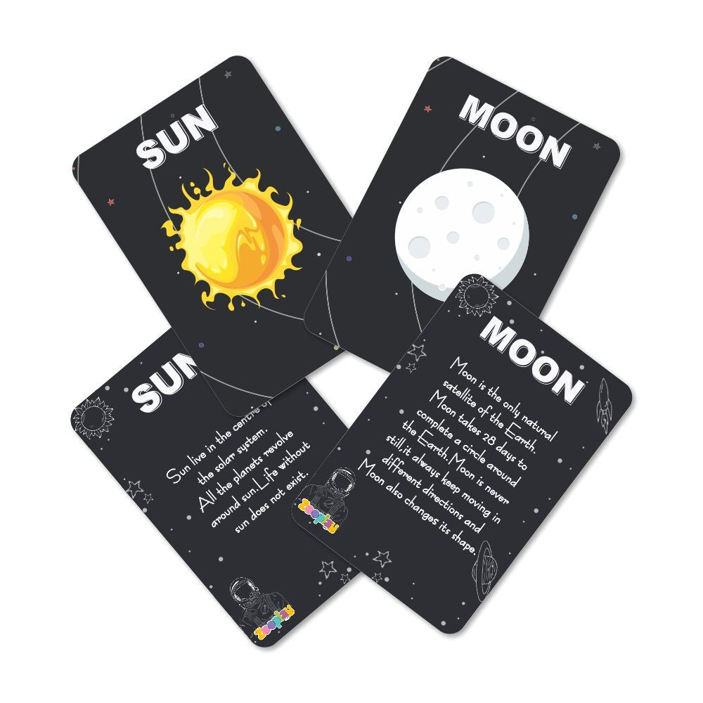 ZOOPLAY Space Flashcards - Pack of 24