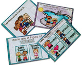 ZOOPLAY Safe and Unsafe Touch Flashcards