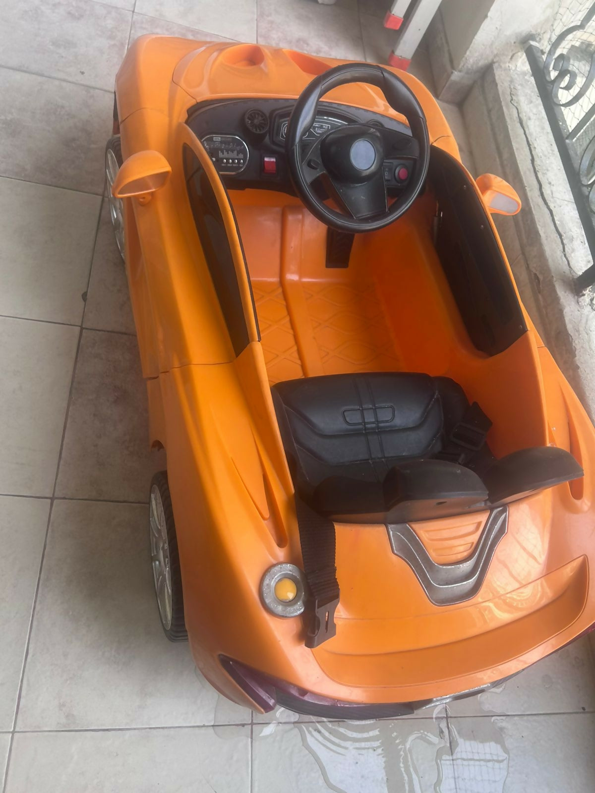 Buy Orange Baby Car – bright, safe, and fun ride-on for toddlers.