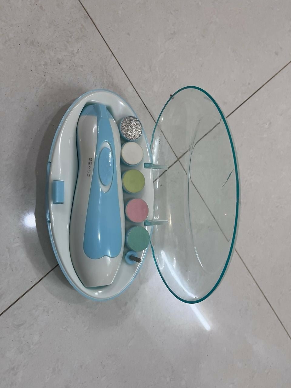 NIRVA Baby Nail File Grinder Set (Blue)