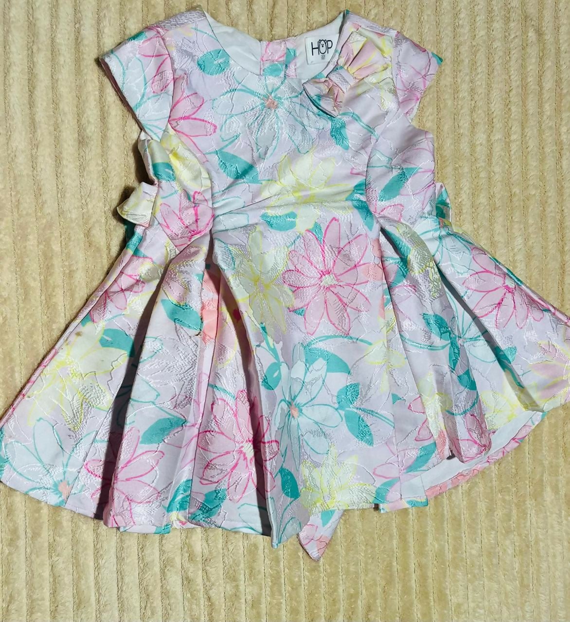 HOP premium party wear frock/dress featuring soft fabric, elegant detailing, a comfortable fit, and a stylish design for birthdays, celebrations, and special occasions.