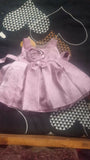 Girls pink partywear frock featuring elegant styling, soft comfortable fabric, and a charming look for birthdays, celebrations, weddings, and special occasions.