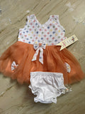 Brand New Baby Girl Dress/Frock - Orange