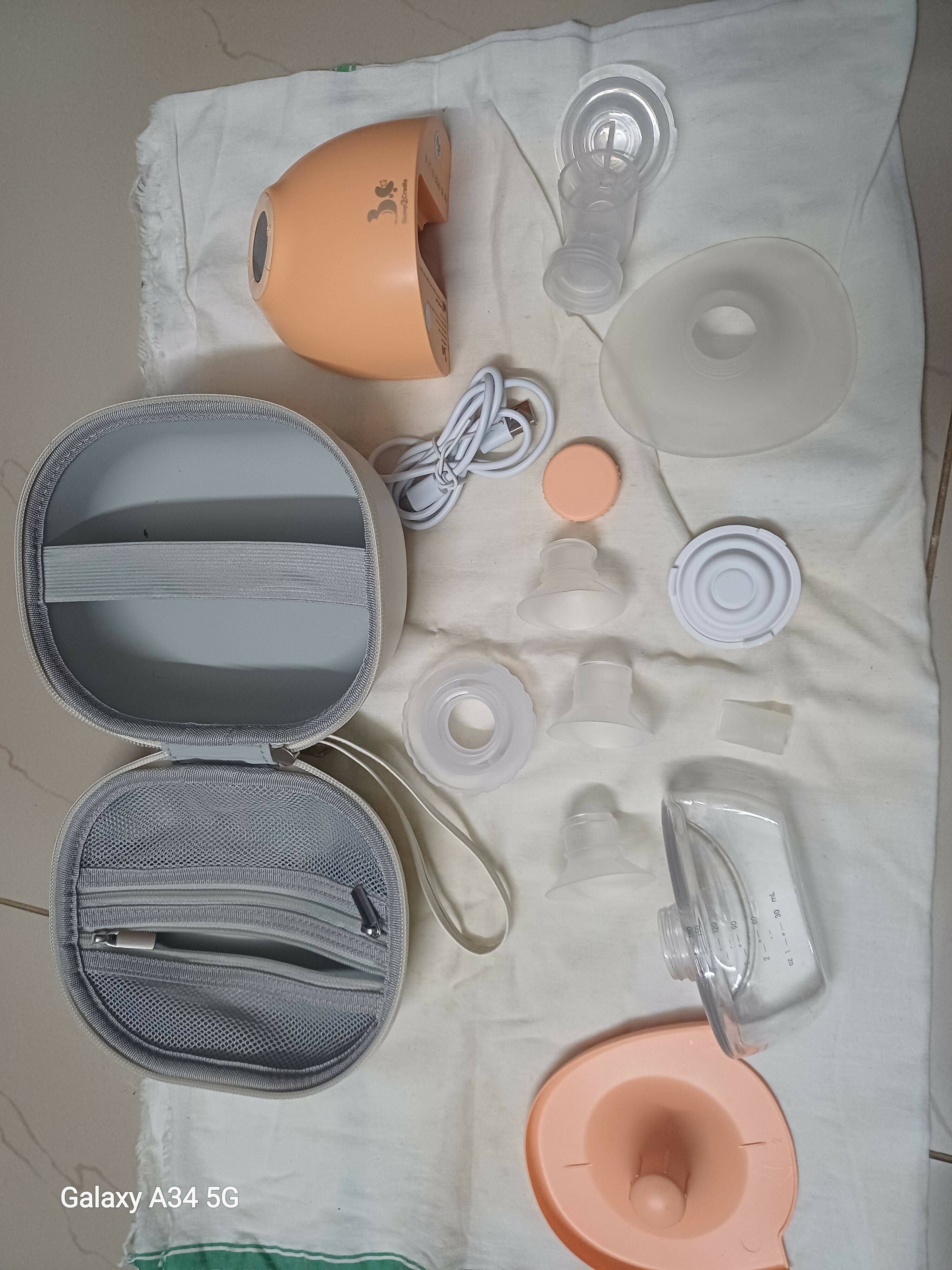 Breast pump bump 2 cradle