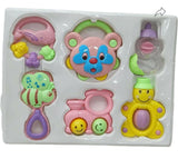 GIGGLY GIRAFFES Baby Rattle Set