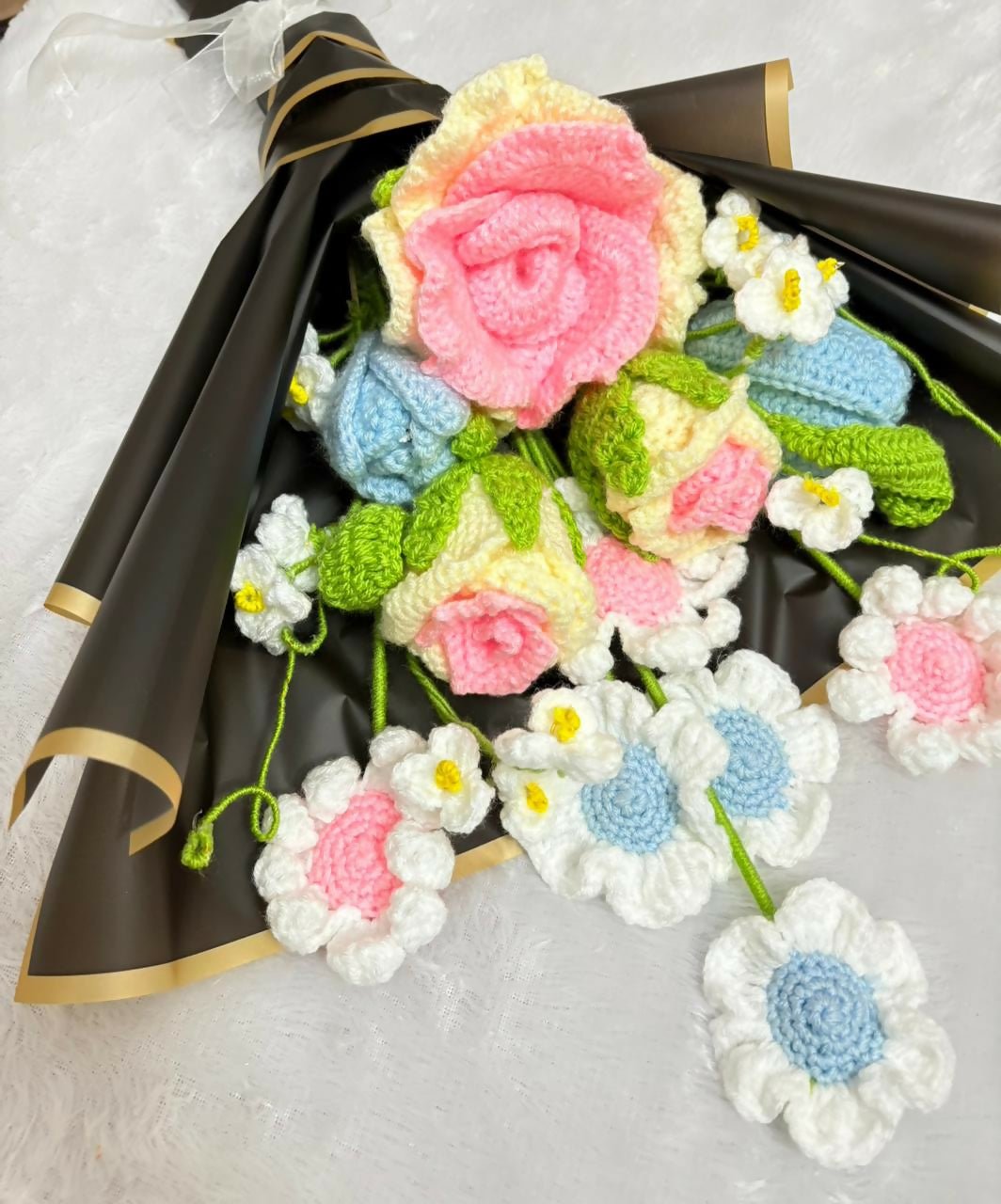 Crochet Flower Bouquet