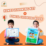 ILEARNNGROW English Learning Kit+ Pencil Gripping Book
