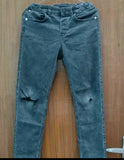 H&M Ripped Jeans in Some Used condition featuring a trendy distressed denim design, comfortable fit, and stylish casual look for everyday wear, outings, playdates, and casual occasions.