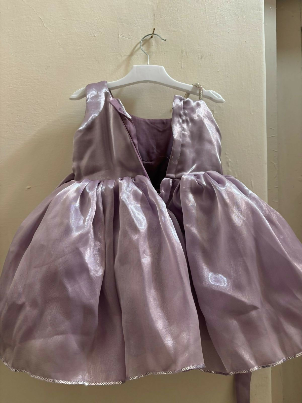 Beautiful Purple Baby Frock (6–9 Months)