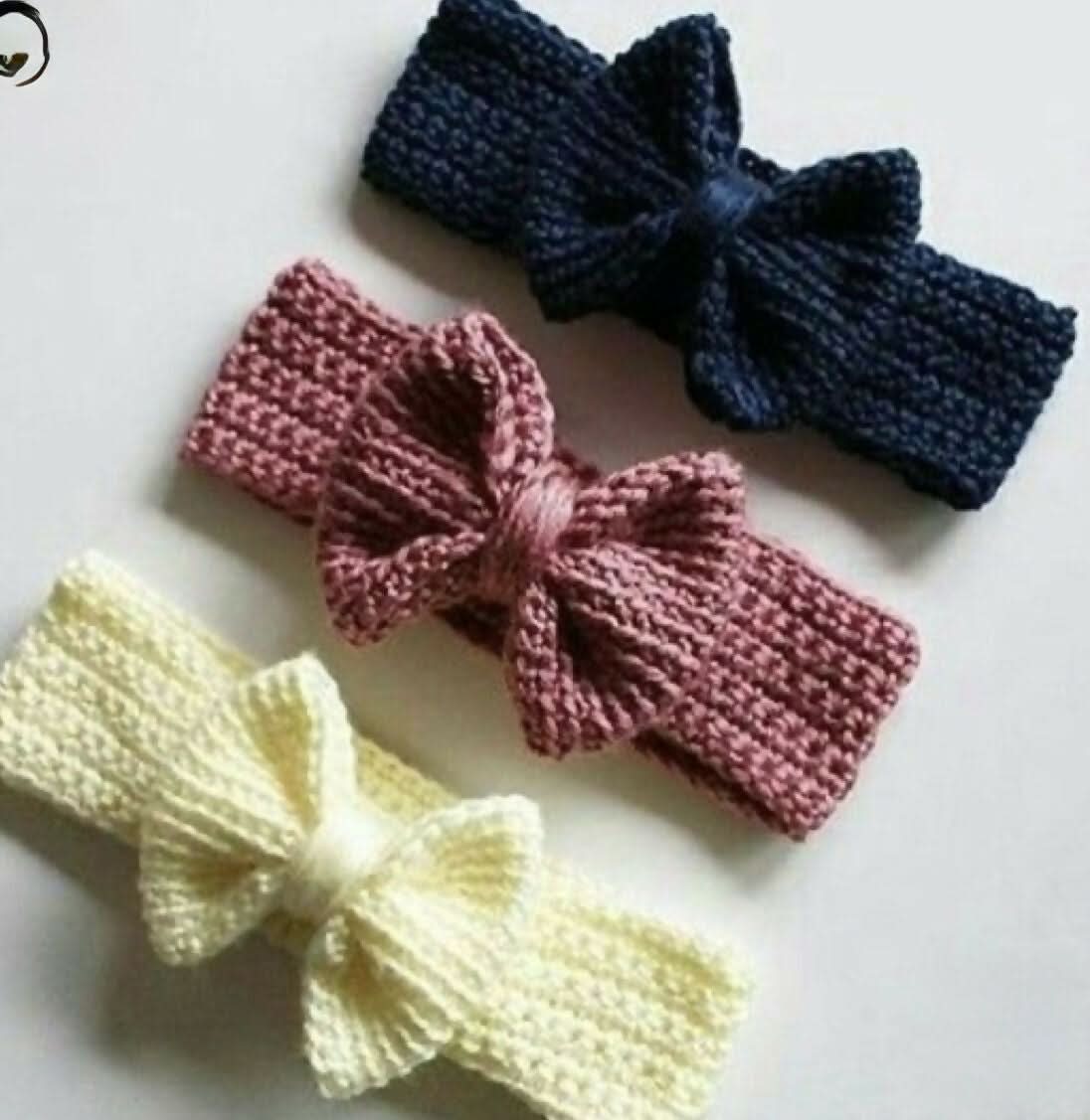 Crochet Headband/ Crochet Ear Warmer/ Crochet Bow Hairband