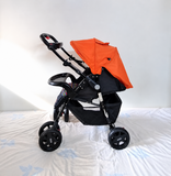 Babyhug Wander Baby Stroller Pram Reclining 5 Point Harness Canopy Foldable B152