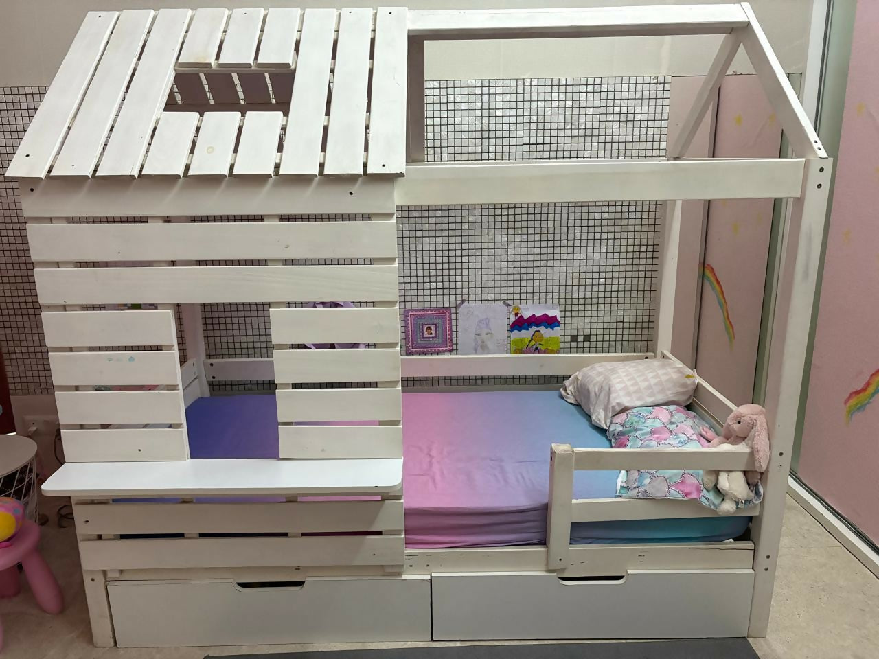 princess bed for kids, kids bed with mattress, girls bedroom furniture, toddler princess bed, stylish baby bed