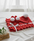 Childsafe Acrylic Yarn Handmade Cap, Booties and Blanket Set