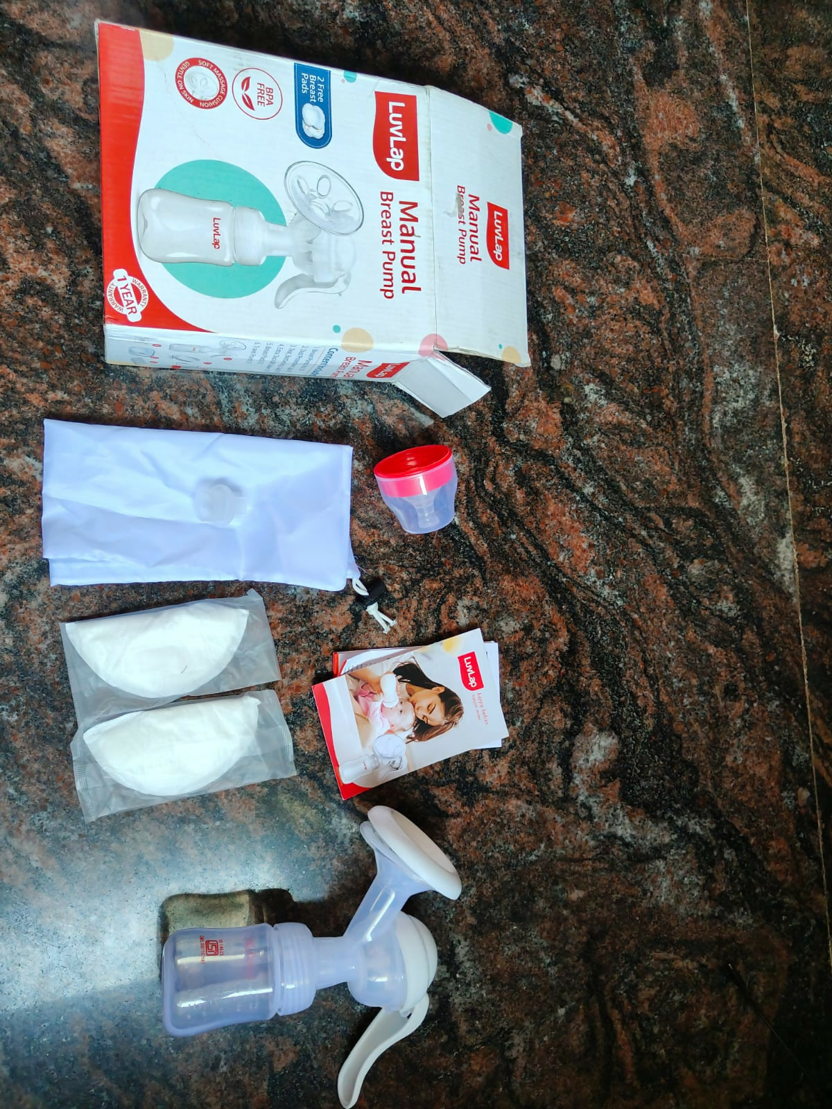 LuvLap Manual Breast Pump