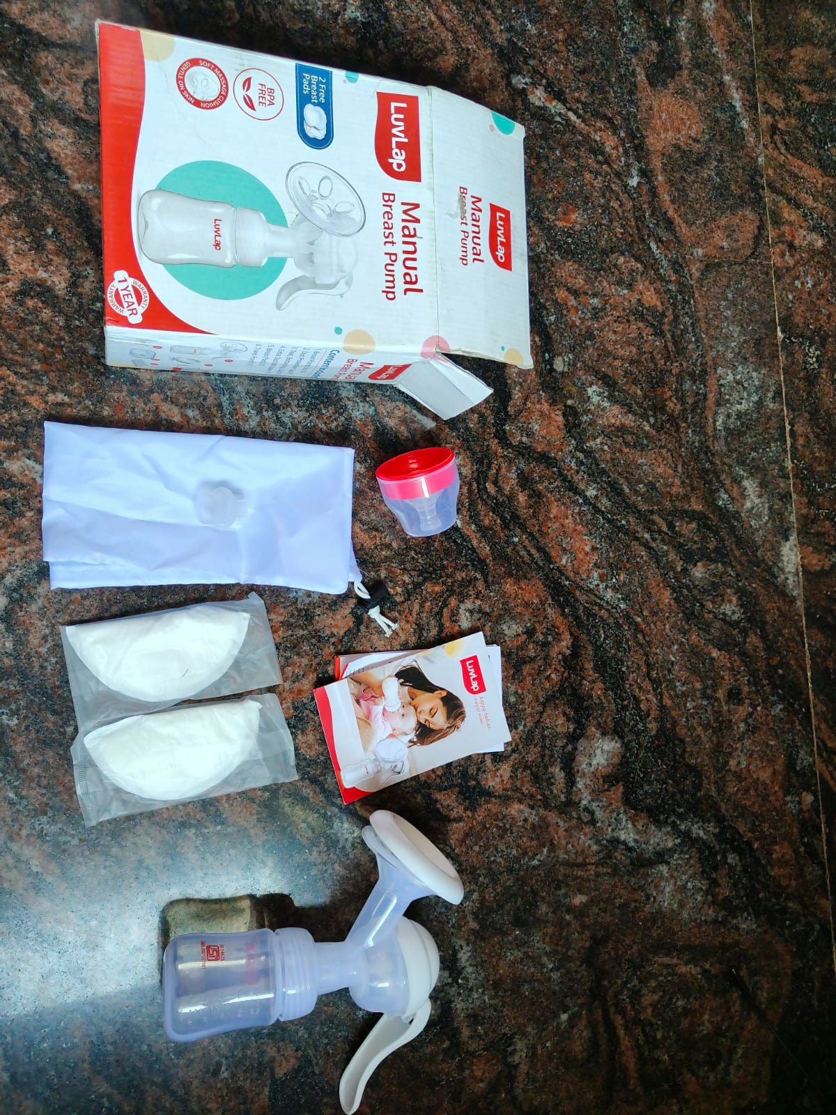 LuvLap Manual Breast Pump