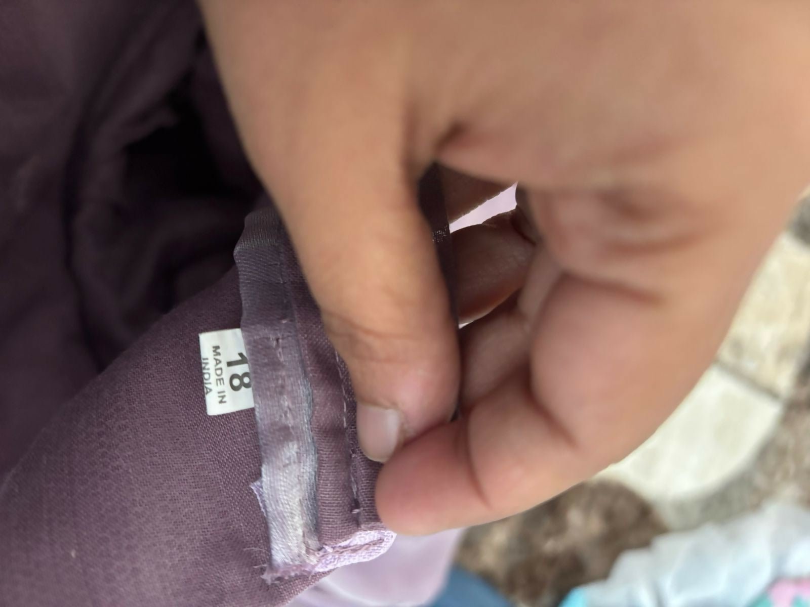 Beautiful Purple Baby Frock (6–9 Months)