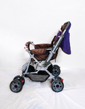 LUVLAP Reversible Handle Stroller Reclining Foldable Baby Pram