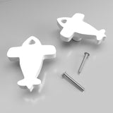 Door/ Drawer Knobs (Set of 2) Aeroplane