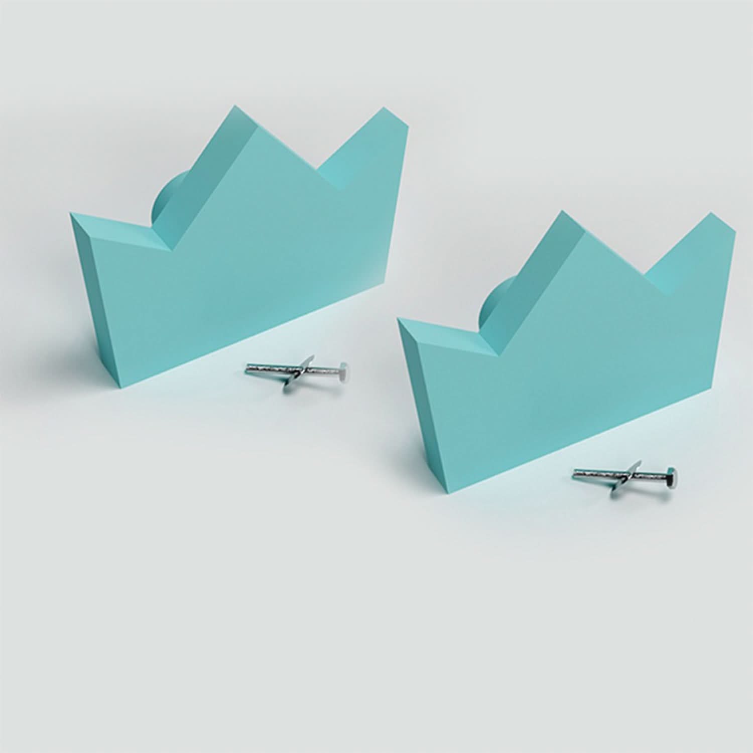 Door/ Drawer Knobs (Set of 2) Adorable Crown
