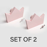 Door/ Drawer Knobs (Set of 2) Adorable Crown