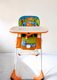 CHICCO Polly Foldable Baby High Chair Reclining Feeding Seat Premium