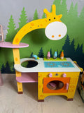 EDUSPARK Giraffe Wooden Kitchen Set