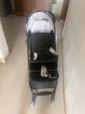 R for Rabbit Pocket Lite stroller with lightweight foldable design, reclining seat, smooth wheels, safety harness, and compact travel-friendly comfort for babies and toddlers.