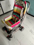 R for Rabbit Lollipop Lite baby stroller/pram with lightweight foldable design, reclining seat, adjustable canopy, 5-point safety harness, smooth wheels, and storage basket for comfortable everyday travel.