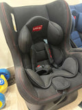 LUVLAP convertible car seat with rear and forward-facing modes, adjustable headrest, secure safety harness, side-impact protection, and cushioned comfort for growing children.