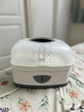 Chicco 2 in1 Steam Sterilizer | Sterilizes upto 6 Bottles | Kills 99.9% Of Germs | 24hrs Sterilization in 5 Mins | Auto Switch Off | Portable & Travel Friendly