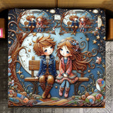 FAIRY TALES 7D Digital Print Super King Size Bedsheet Set With 2 Pillow Covers