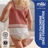 Milk Baby Diaper Yoga Pants, Size M - 42 Pcs, 6 To 11 KG