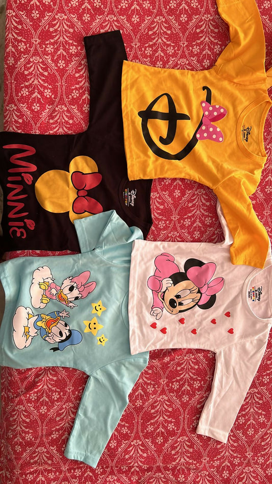 DISNEY full sleeves T-shirt (combo of 4)