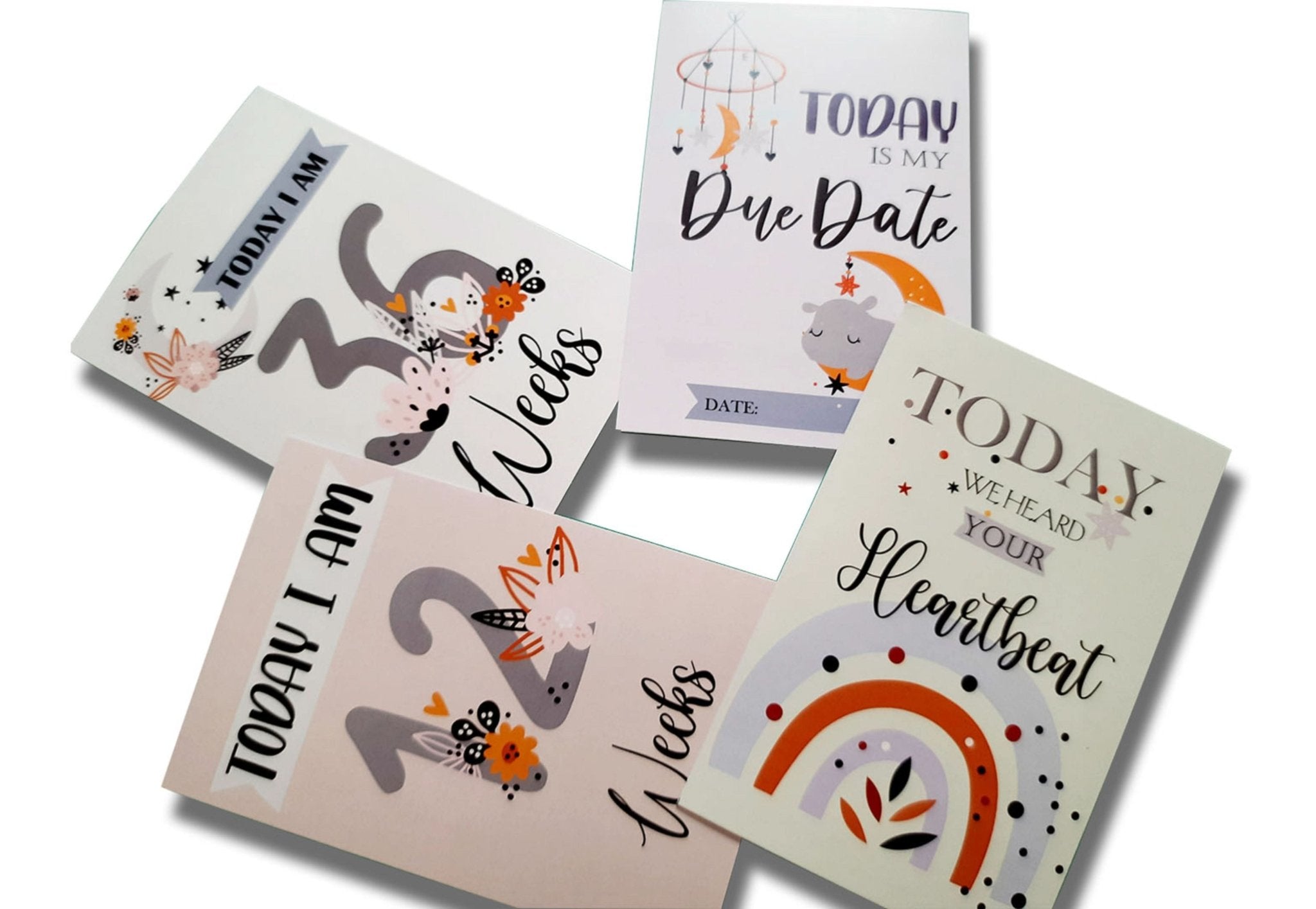 ZOOPLAY Pregnancy Milestones Flashcards- Pack of 24
