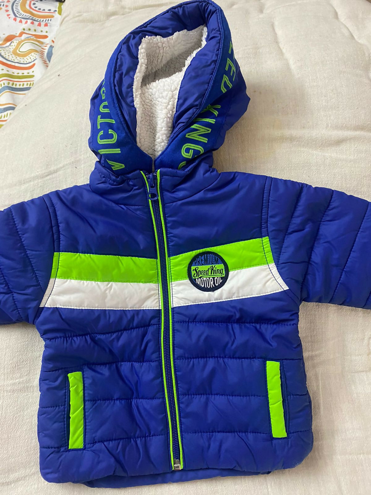 Keep your baby warm and stylish with the BLUE N PINK Jacket, crafted for comfort and cuteness in every outing.