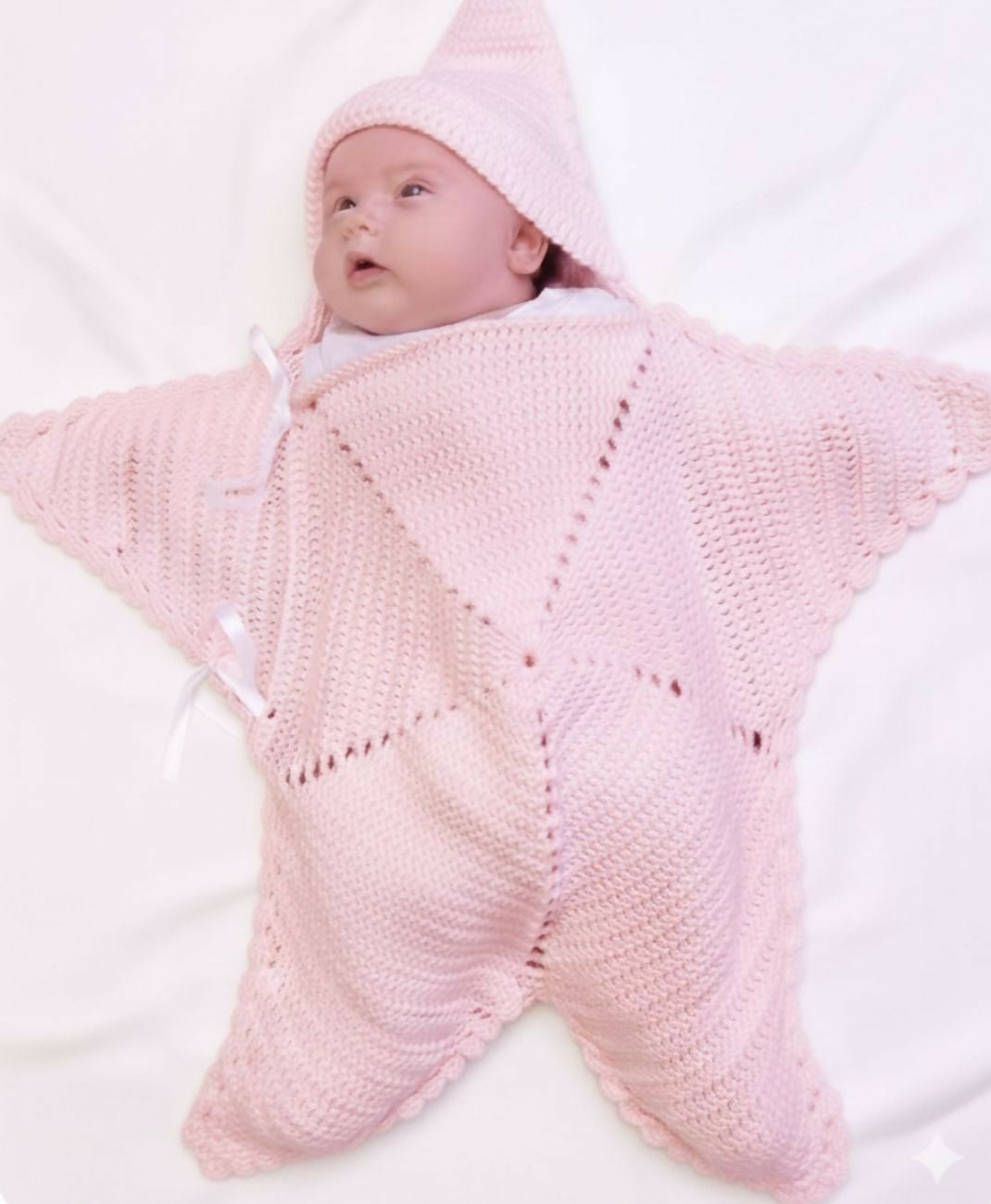 Handmade Customized Crochet Baby Cocoon