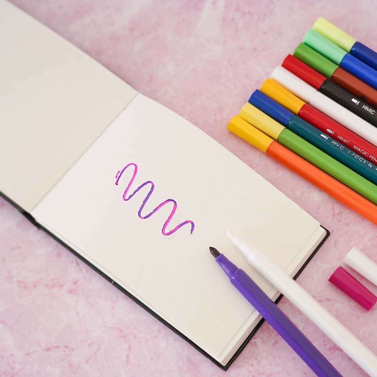 Erasable Gel Pen Set for Kids Best Gel Pens for Smooth Writing FunBlast Cartoon gel Pen is lightweight, Slim design & easy grip which makes it perfect for long hours of writing.