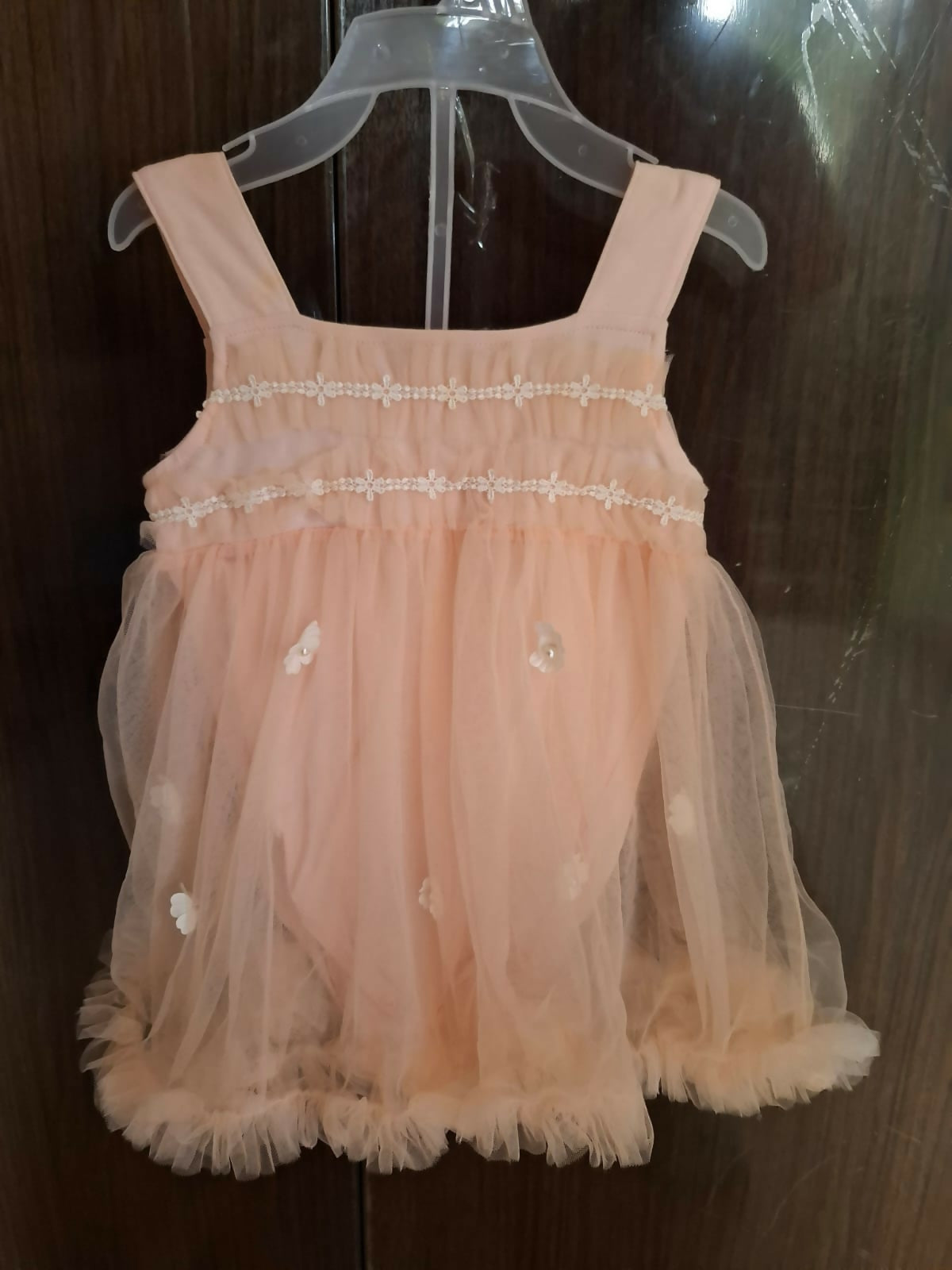 Buy Mark & Mia Cotton Party Wear Onesie – Floral Embroidered Baby Girl Outfit with Butterfly Wings