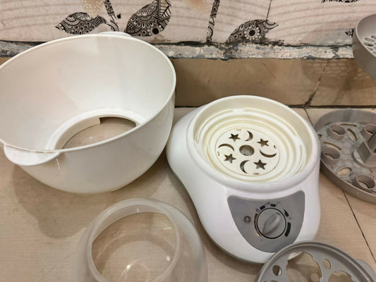 Experience convenience and versatility with the BABYHUG 6 Bottle Sterilizer/Steriliser, featuring multiple functions including bottle sterilization, egg boiling, and milk warming for hassle-free feeding preparation.