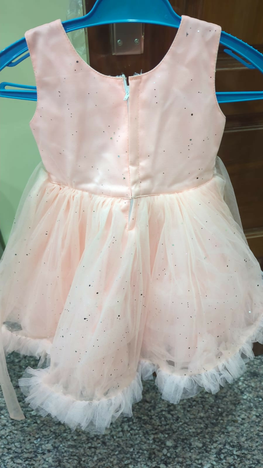 Buy Adorable Peach Colour Kids Frock – Elegant & Comfortable Dress for Baby Girls