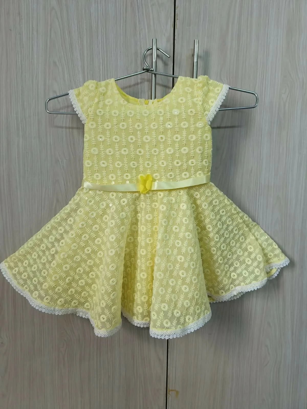Combo Of Sirosa By Hopscotch Partywear Dress/Frock, ARABELLA & ADDISON Denim Frock/Dress , Partywear Dress/Frock, PINK AND BLUE Brand Dress/Frock, CHERRY CHOCOLATE Dress/Frock - PyaraBaby