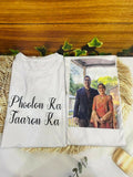 Personalized Photo-Printed Pure Cotton T-Shirt with custom photo printing, soft breathable cotton fabric, comfortable fit, and high-quality print for everyday wear, gifting, and special occasions.