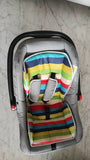 R for Rabbit Picaboo 4 in 1 multipurpose car seat cum carry cot with cushioned seating, safety harness, carry handle, and versatile design for safe travel and everyday use.