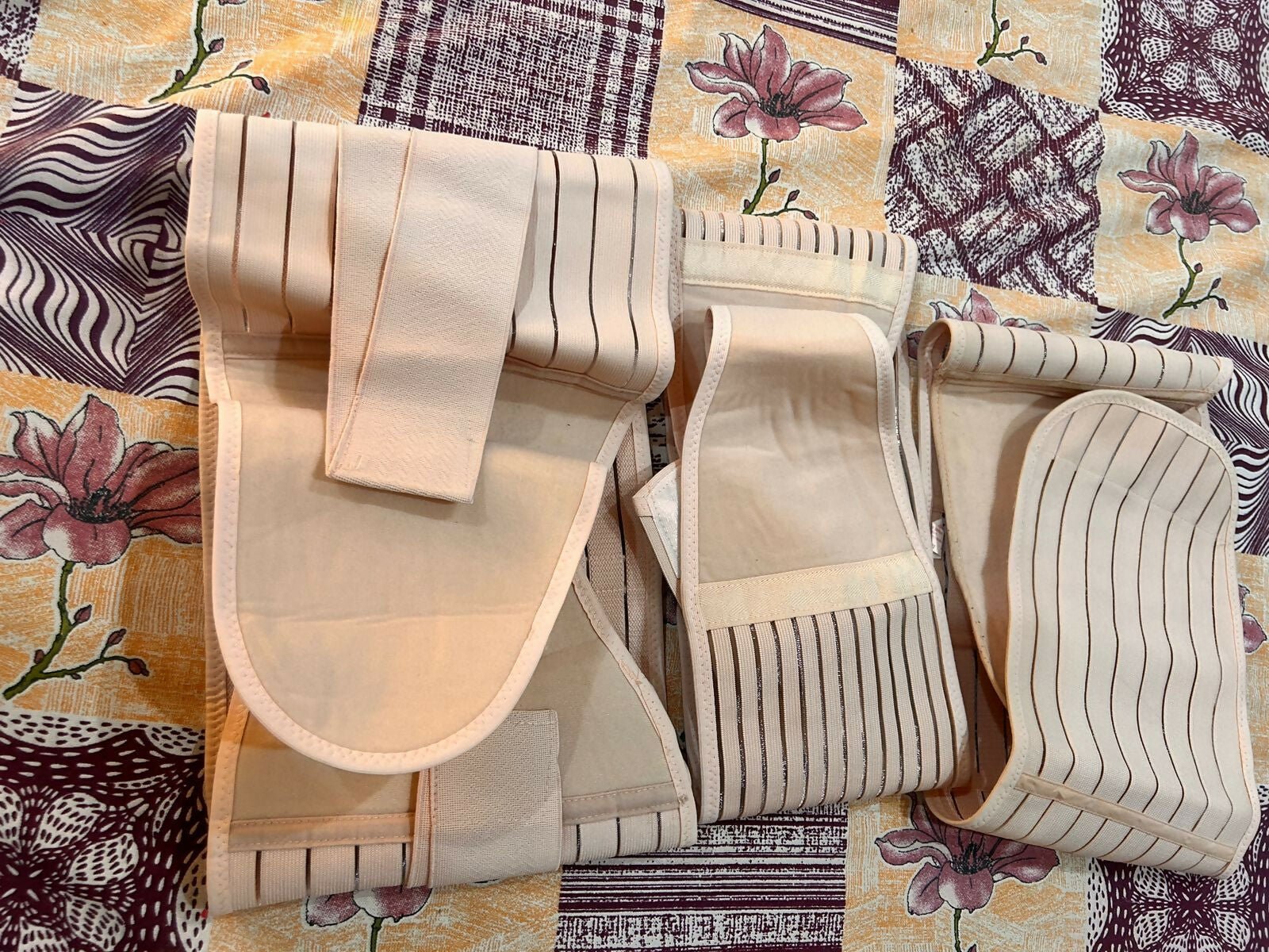 3-in-1 postpartum belly support belt designed for abdominal, waist, and pelvic support after delivery with adjustable straps for a comfortable fit.