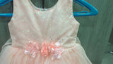 Buy Adorable Peach Colour Kids Frock – Elegant & Comfortable Dress for Baby Girls