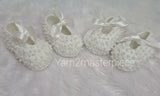 Crochet baby booties